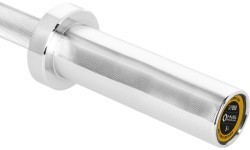 Короткий олимпийский гриф GOP050 с пружинными замками, 5 кг, 50 см, HMS