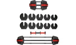 SGR40 PRO SET 2IN1 ADJUSTABLE DUMBBELLS 40 KGS HMS