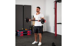 Reguliuojamų hantelių rinkinys 2 viename SGR40 PRO 40 kg HMS