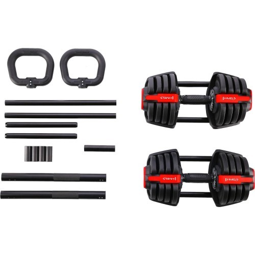 Набор регулируемых гантелей SGR18 Pro Set 3в1 20 кг HMS