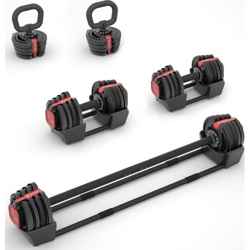 Набор регулируемых гантелей SGR18 Pro Set 3в1 20 кг HMS