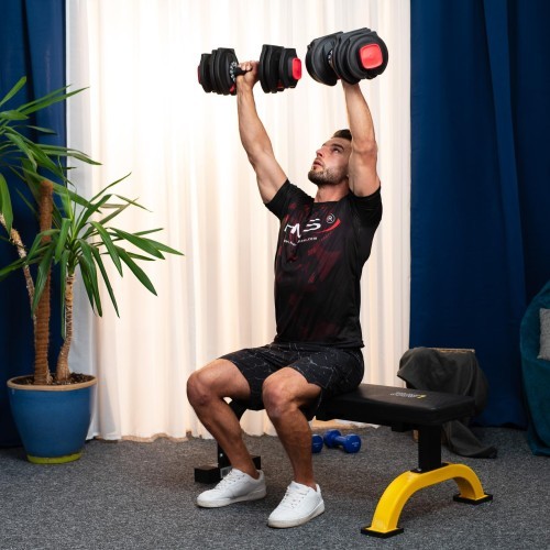 SGR18 PRO SET 3IN1 ADJUSTABLE DUMBBELLS 20 KGS HMS