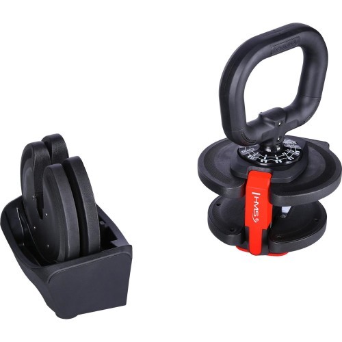 Reguliuojamų hantelių rinkinys SGR18 Pro Set 3in1 20 kg HMS