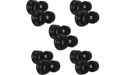 HPC SET SET OF POLYURETHANE Dumbbells 2 x 27.5 - 37.5 KG CPU (325 KG) HMS