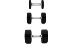 HPC SET SET OF POLYURETHANE Dumbbells 2 x 2.5 - 25 KG CPU (275 KG) HMS