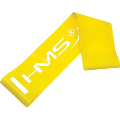 Treniruočių guma HMS GU04 (geltona) 500 x 50 x 0,4 mm