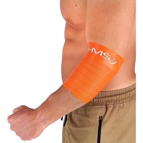 FB02 ORANGE FLOSS BAND EXERCISE RUBBER HMS