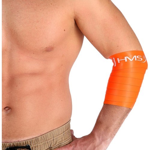FB02 ORANGE FLOSS BAND EXERCISE RUBBER HMS