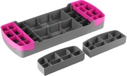 AS003 GRAY/PINK AEROBIC STEP HMS