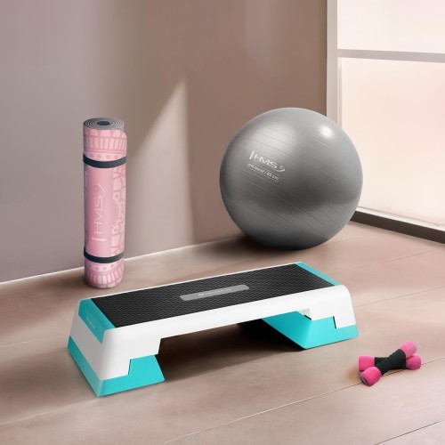 AS007 WHITE/MINT AEROBIC STEP HMS PREMIUM