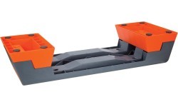 AS007 BLACK/ORANGE AEROBIC STEP HMS PREMIUM