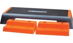 Aerobikos platforma AS007 juoda/oranžinė HMS Premium