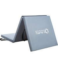 Sulankstomas gimnastikos čiužinys MGS02 1800x600 mm, pilkas, HMS Premium