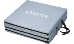 Sulankstomas gimnastikos čiužinys MGS02 1800x600 mm, pilkas, HMS Premium
