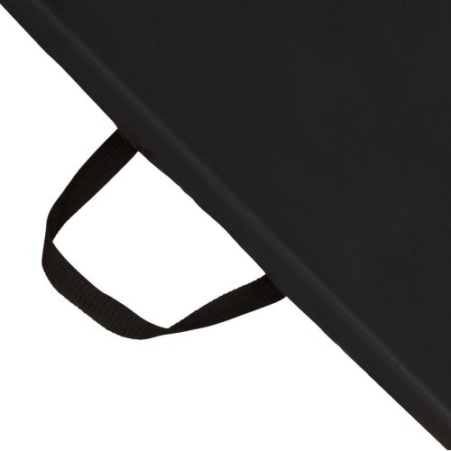 Sulankstomas gimnastikos čiužinys MGS02 1800x600 mm, juodas, HMS Premium
