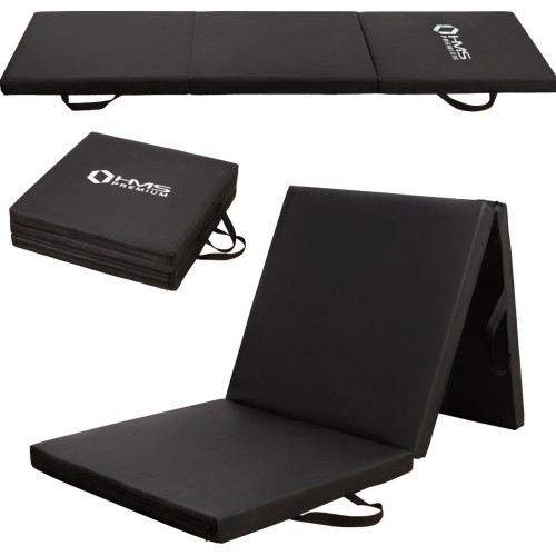 MGS02 GYMNASTIC FOLDABLE MATTRESS 1800x600MM BLACK HMS PREMIUM