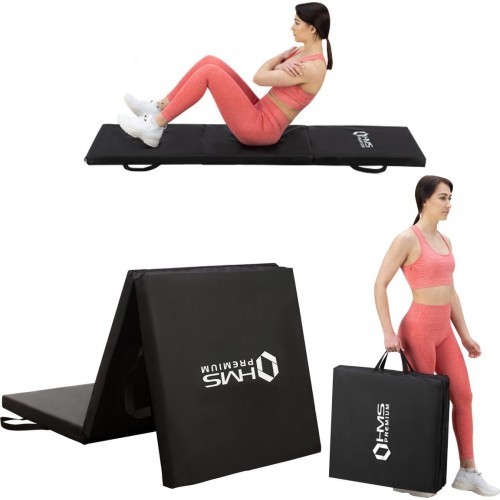 MGS02 GYMNASTIC FOLDABLE MATTRESS 1800x600MM BLACK HMS PREMIUM
