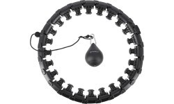 HHW01 HULA HOOP BLACK WITH WEIGHT HMS