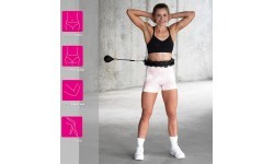 HHW01 HULA HOOP BLACK WITH WEIGHT HMS