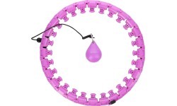 Фиолетовый хулахуп с утяжелителем HHW12 Plus Size HMS