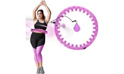 Violetinis hula lankas su svoriu HHW12 Plus Size HMS