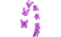 Фиолетовый хулахуп с утяжелителем HHW12 Plus Size HMS