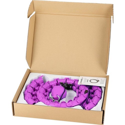 HHW12 PLUS SIZE VIOLET HULA HOOP WITH WEIGHT HMS