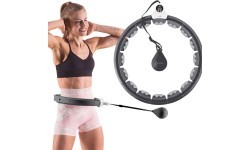 HHW06 HULA HOOP BLACK WITH WEIGHT + COUNTER HMS