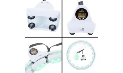 HHW06 GREEN HULA HOOP WITH WEIGHT + COUNTER HMS