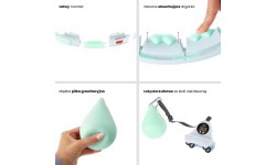 Зеленый хулахуп с утяжелителем и счетчиком HHW06 HMS