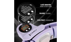 HHM13 HULA HOOP VIOLET MAGNETIC WITH WEIGHT + COUNTER HMS