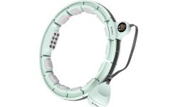 HHM13 HULA HOOP GREEN MAGNETIC WITH WEIGHT + COUNTER HMS