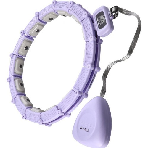 HHM14 HULA HOOP VIOLET MAGNETIC WITH WEIGHT + COUNTER HMS