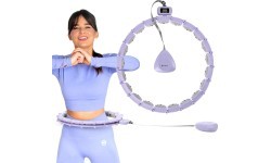 HHM14 HULA HOOP VIOLET MAGNETIC WITH WEIGHT + COUNTER HMS