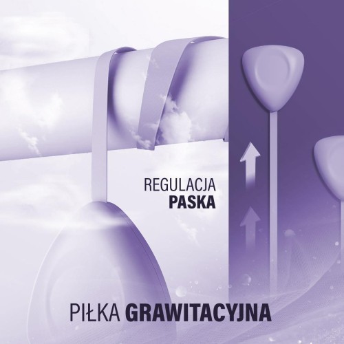 Magnetinis hula lankas HHM14 su svoriu ir skaitikliu, violetinis HMS