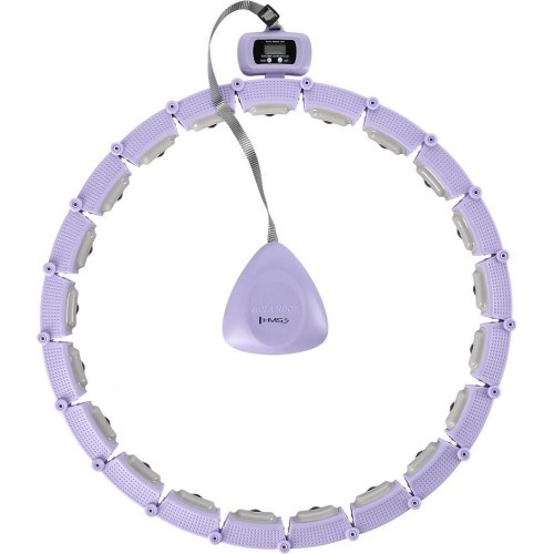 HHM14 HULA HOOP VIOLET MAGNETIC WITH WEIGHT + COUNTER HMS
