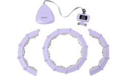 HHM14 HULA HOOP VIOLET MAGNETIC WITH WEIGHT + COUNTER HMS