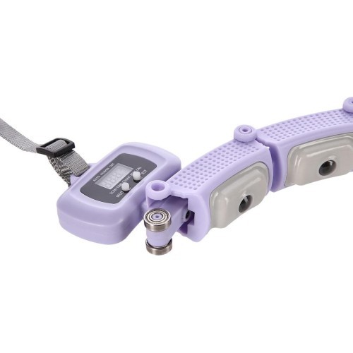 HHM14 HULA HOOP VIOLET MAGNETIC WITH WEIGHT + COUNTER HMS