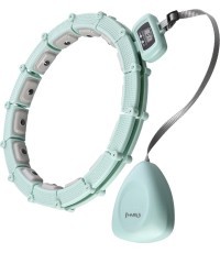 HHM14 HULA HOOP GREEN MAGNETIC WITH WEIGHT + COUNTER HMS