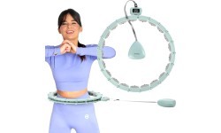 HHM14 HULA HOOP GREEN MAGNETIC WITH WEIGHT + COUNTER HMS