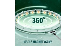 Магнитный обруч HHM14 HMS с утяжелителем и счетчиком, зеленый