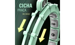 HHM14 HULA HOOP GREEN MAGNETIC WITH WEIGHT + COUNTER HMS