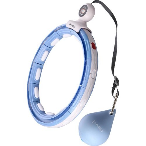 HHM15 HULA HOOP BLUE MAGNETIC WITH WEIGHT + COUNTER HMS