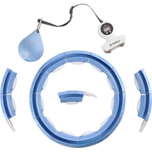 HHM15 HULA HOOP BLUE MAGNETIC WITH WEIGHT + COUNTER HMS
