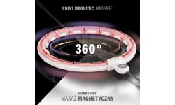 Magnetinis lankas su svoriu ir skaitikliu HMS HHM15, rožinis