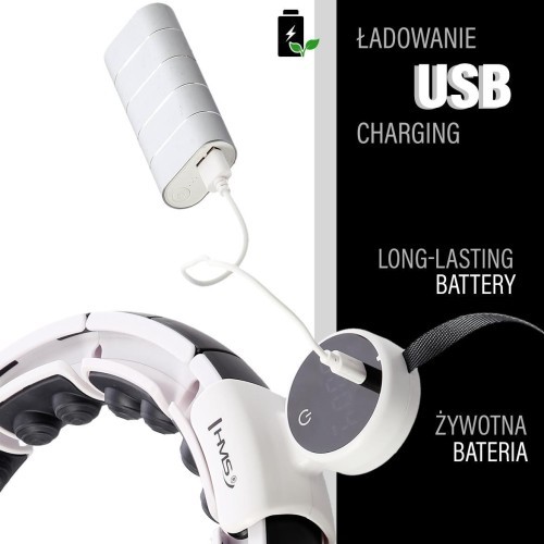 HHM16 HULA HOOP WHITE MAGNETIC WITH WEIGHT + COUNTER HMS