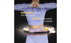 HHM16 HULA HOOP WHITE MAGNETIC WITH WEIGHT + COUNTER HMS