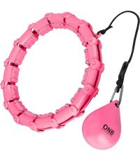 OHA02 HULA HOP PINK WITH WEIGHT ONE FITNESS