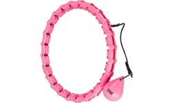 Розовый обруч с утяжелителем OHA02 One Fitness