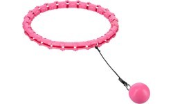 OHA02 HULA HOP PINK WITH WEIGHT ONE FITNESS